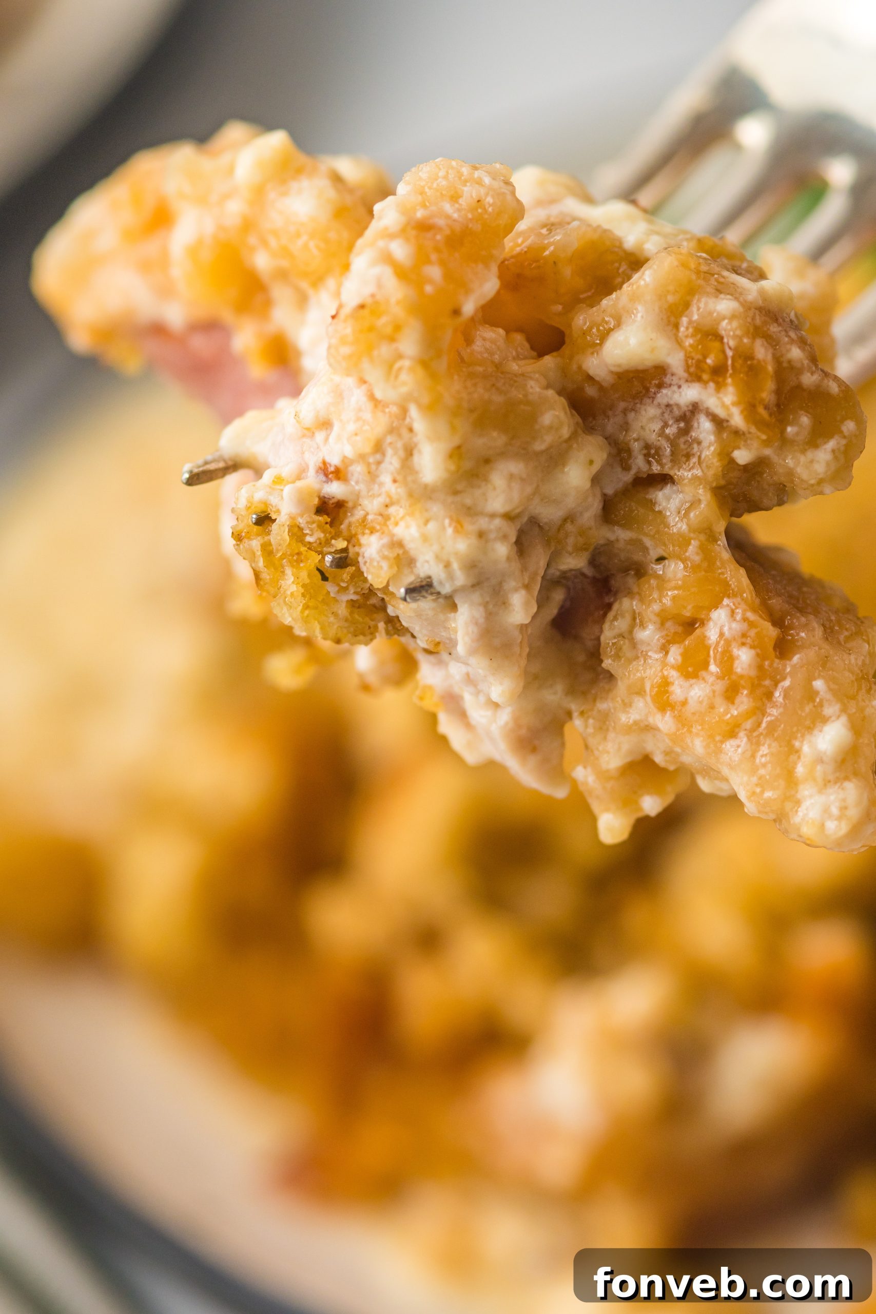 One-Pot Slow Cooker Chicken Cordon Bleu and Stuffing Dinner 6 Ingredients laid out for slow cooker chicken cordon bleu, including soup, stuffing, cheese, ham, and chicken.