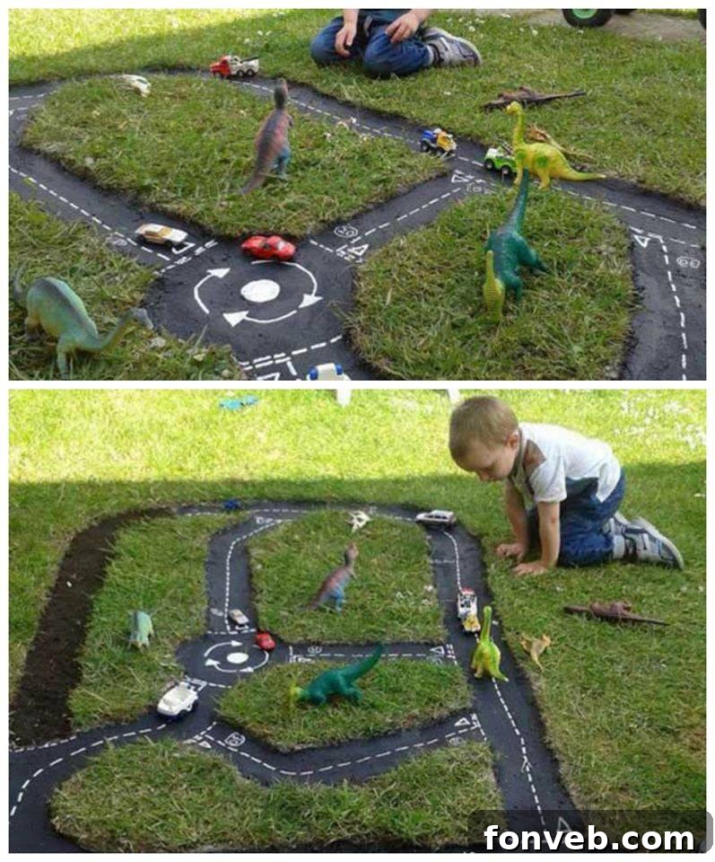 Additional DIY Outdoor Race Tracks for Kids