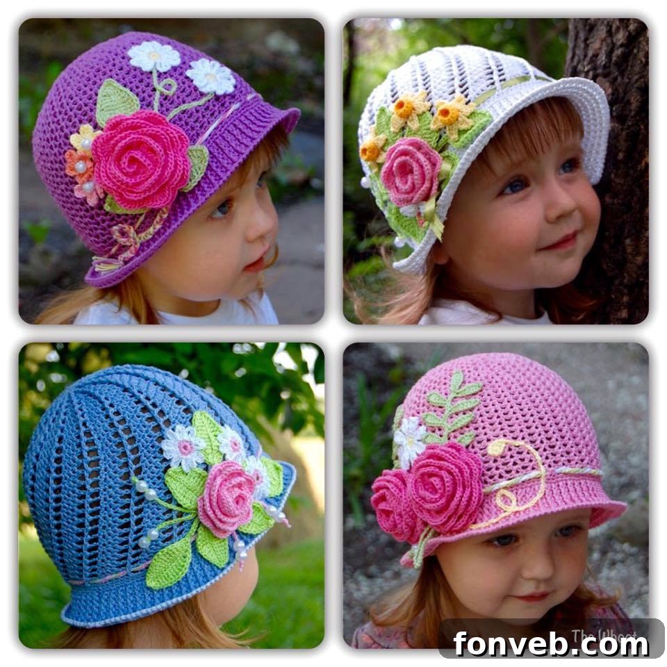 Stylish Crochet Panama Hats