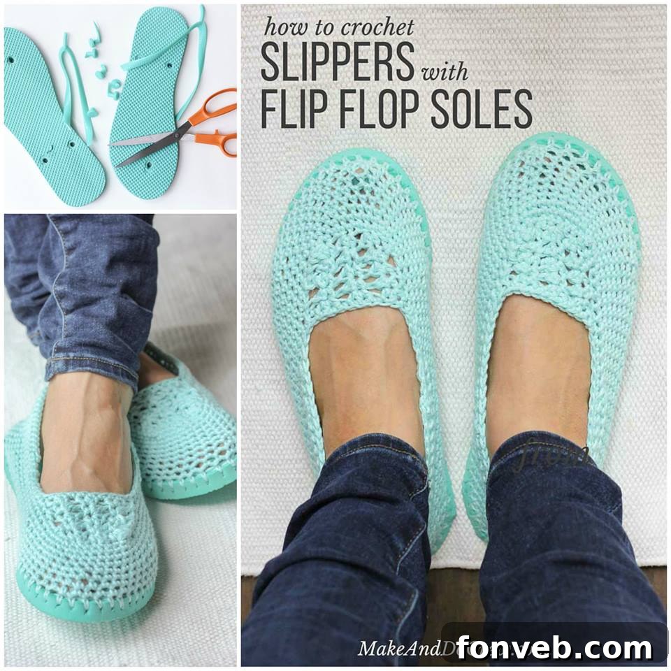 How to Make Cozy Crochet Slippers