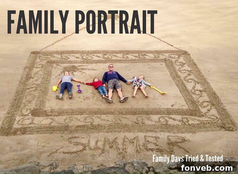 Creative Family Summer Photo Ideas