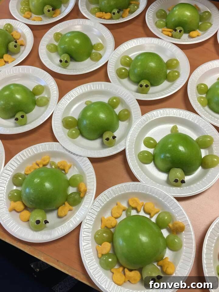 Apple Turtle Fruit Snacks for Kids