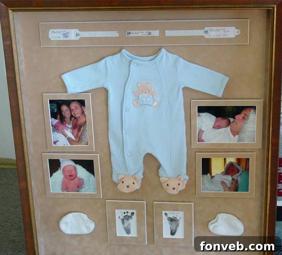 DIY Baby Keepsake Frame for Memories