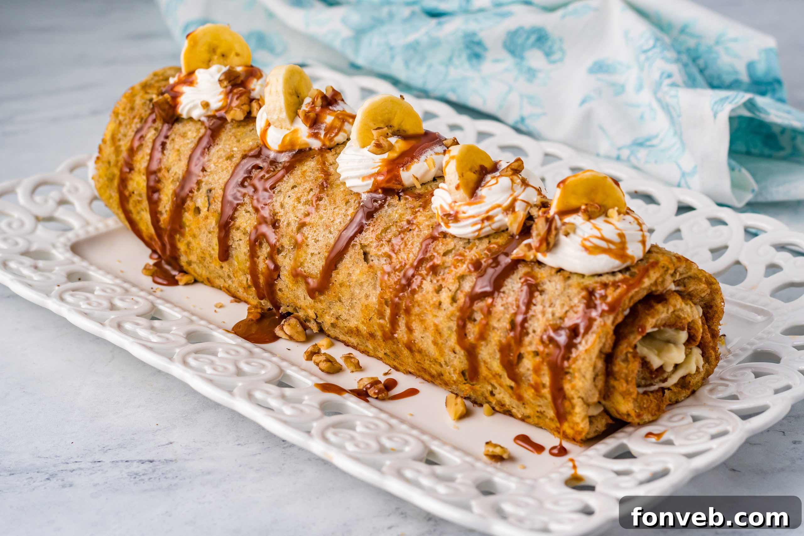 Closeup of cream cheese, butter, and caramel, ingredients for the filling