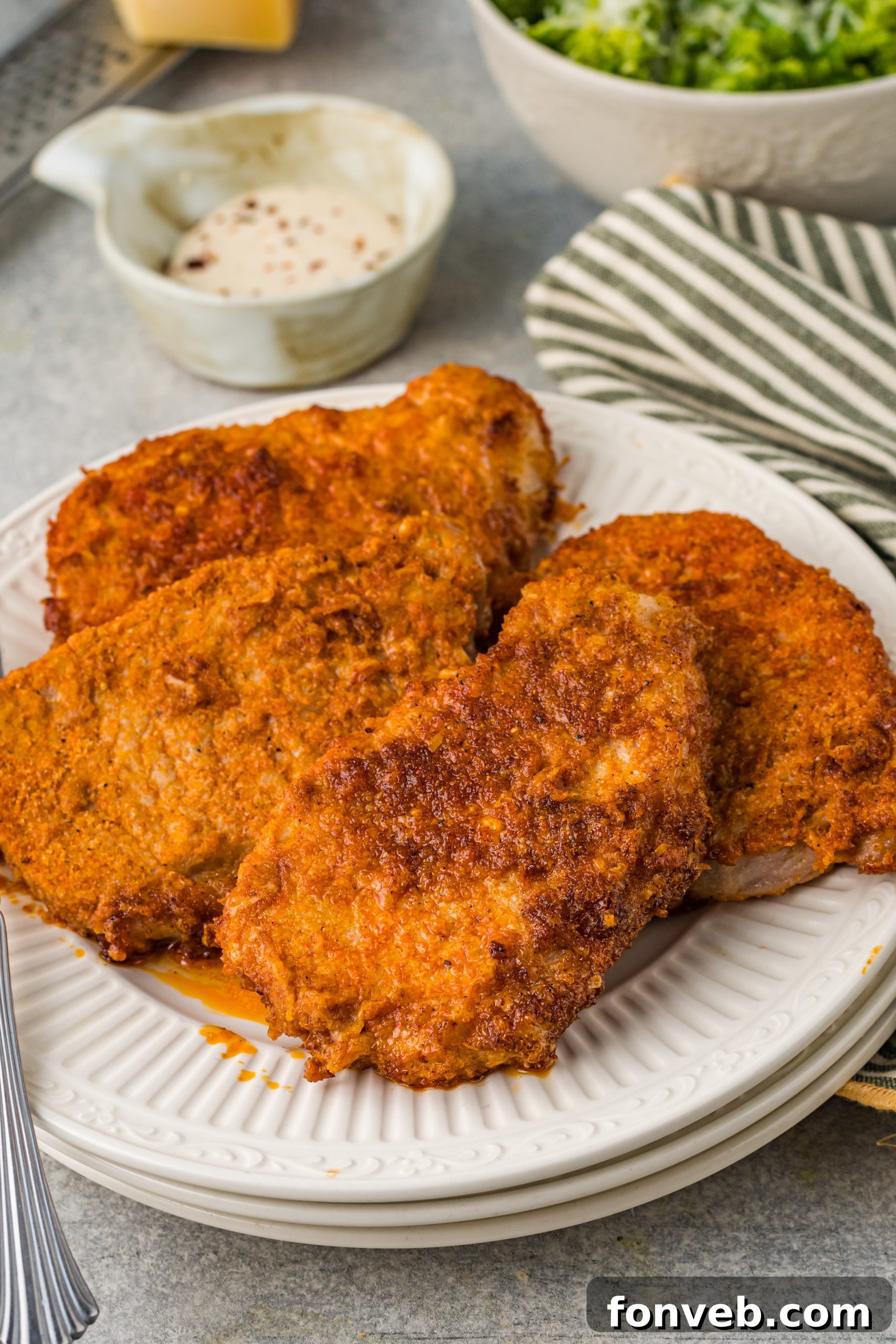 Air fryer pork chops recipe