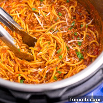 Instant Pot Spaghetti