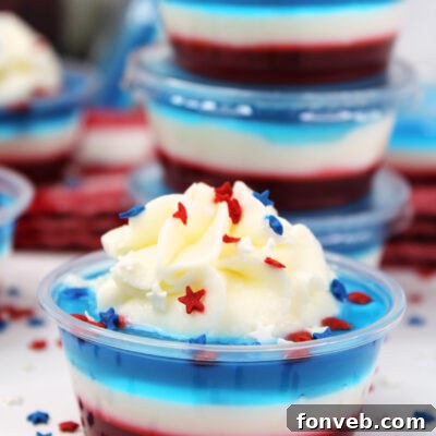 Bomb Pop Jello Shot