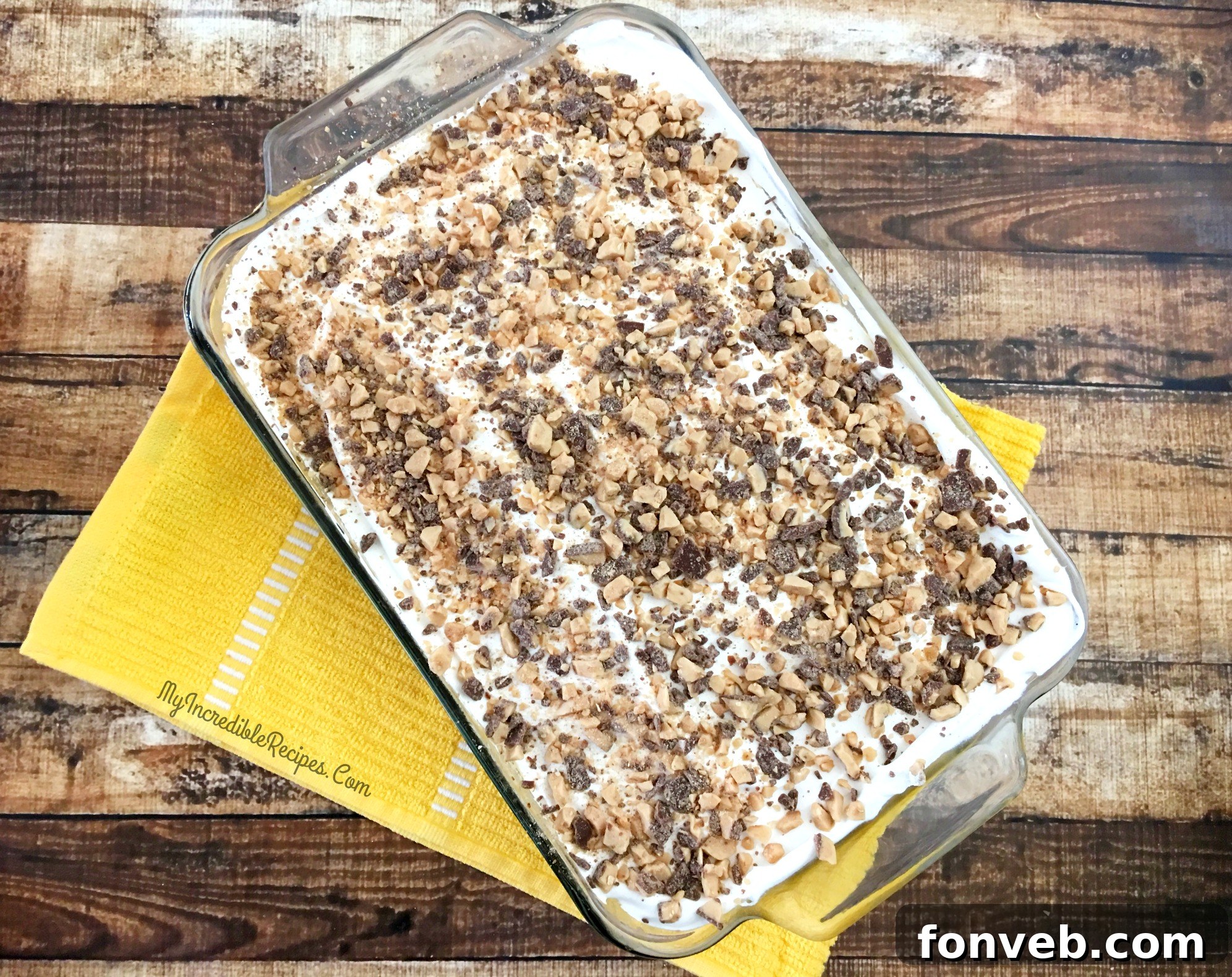 Two different cake variations, one chocolate and one yellow