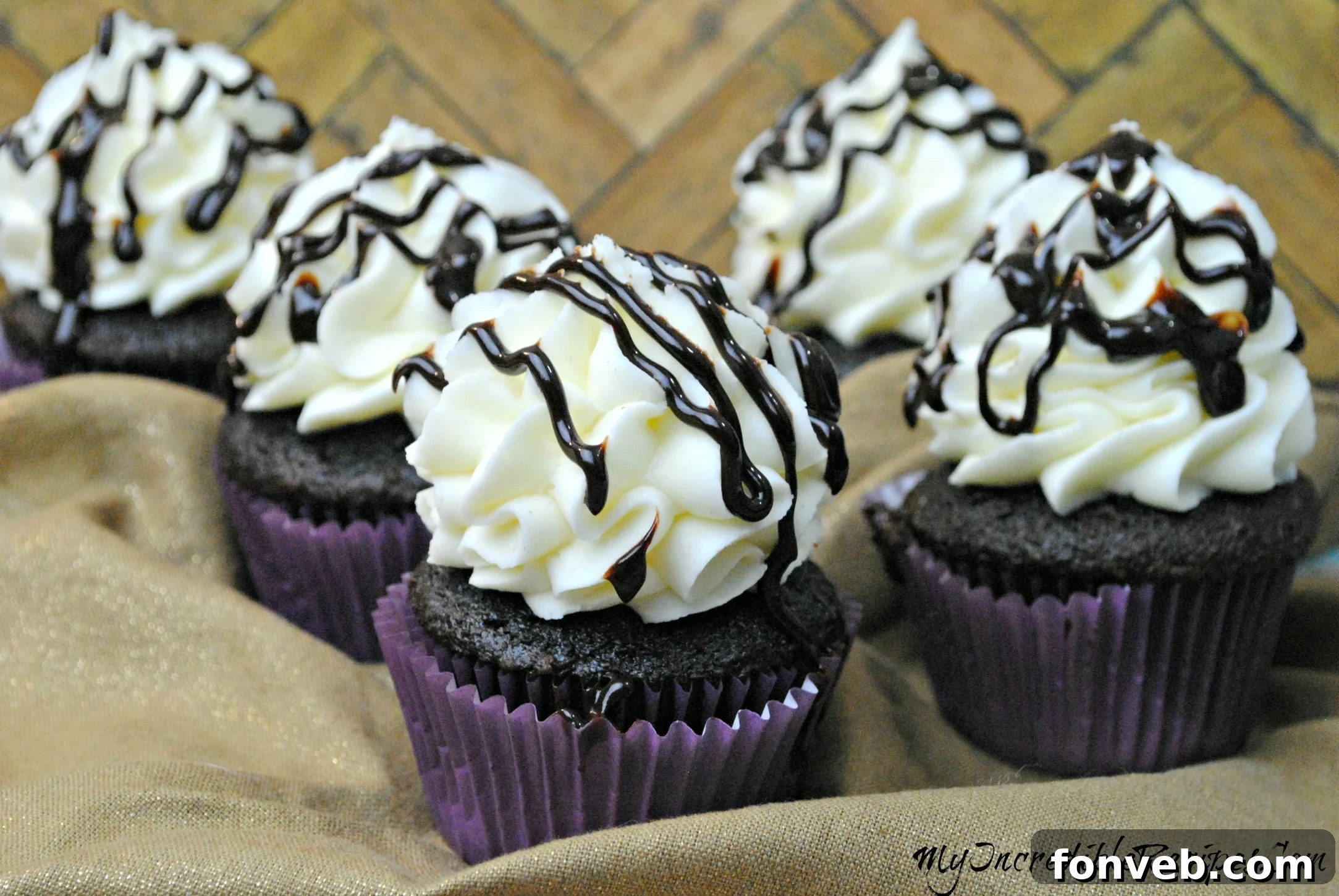 Kahlua Cupcake with Filling