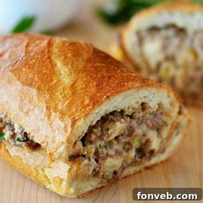 Easy Stuffed French Bread