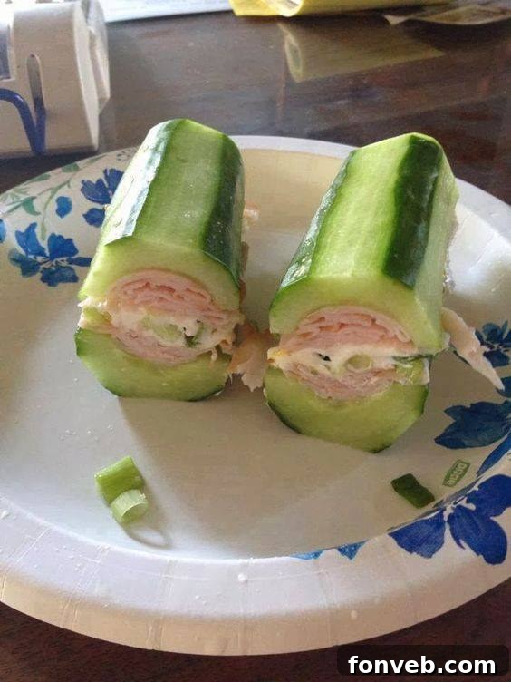 Refreshing Cucumber Sub Sandwiches