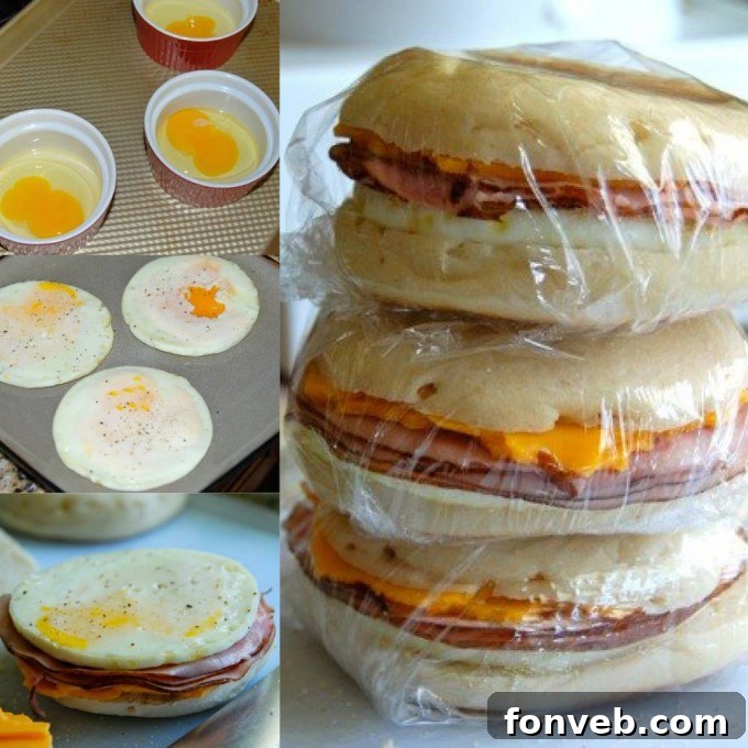 Convenient Freezer Breakfast Sandwiches