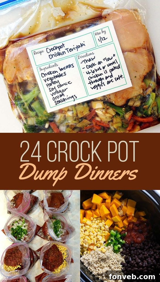 24 Easy Crock-Pot Dump Dinners