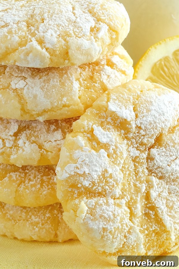 Sweet Dreamy Gooey Lemon Butter Cookies