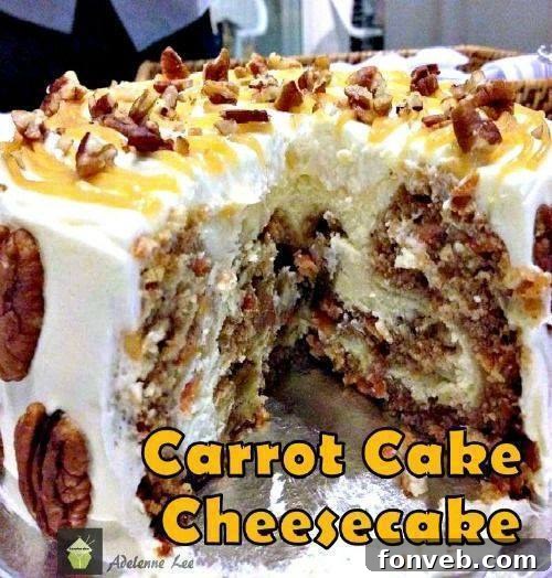 Delicious Carrot Cake Cheesecake