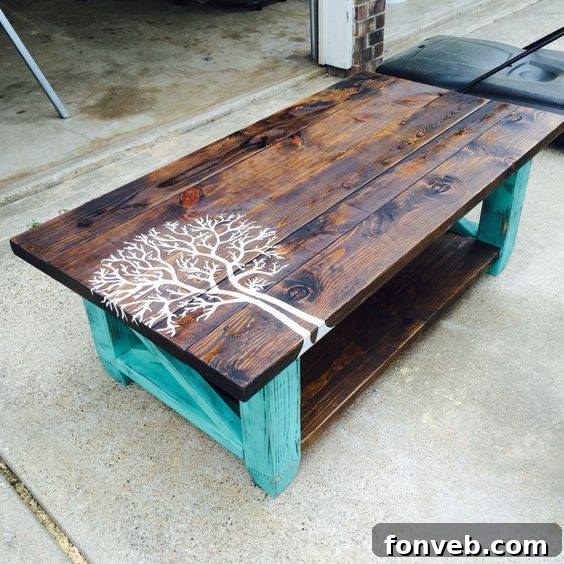 Inspiring Pallet Creations for Your Home 7 Stylish Pallet Coffee Table for a modern rustic living room