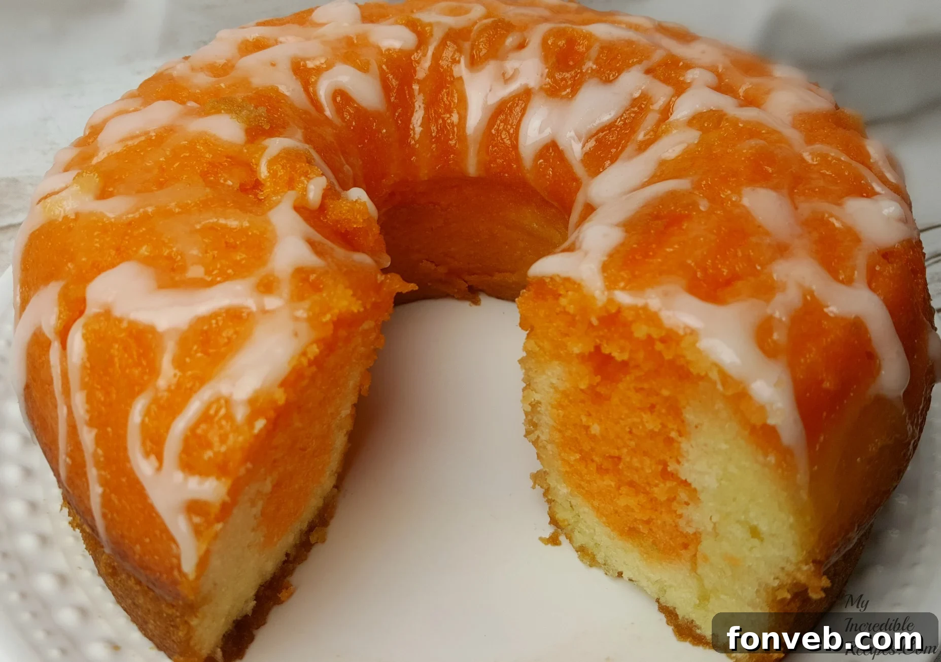 Delicious Orange Creamsicle Bundt Cake with Glaze