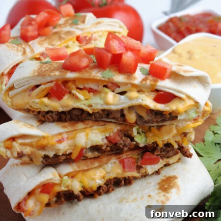 Homemade Crunch Wrap Supreme