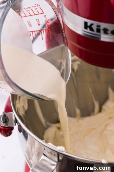 Close-up of the creamy lemon curd topping.