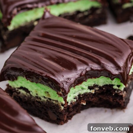 Mint Chocolate Brownies