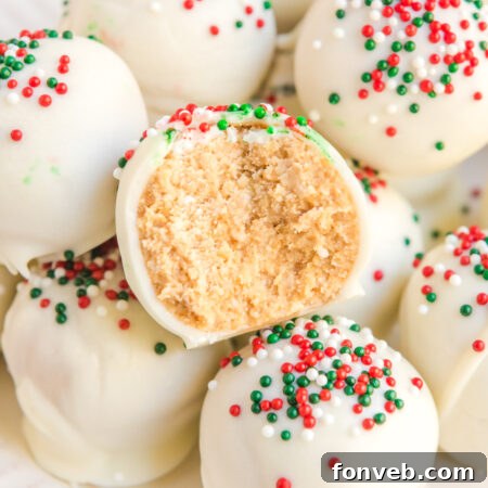 White Chocolate Peanut Butter Snowballs