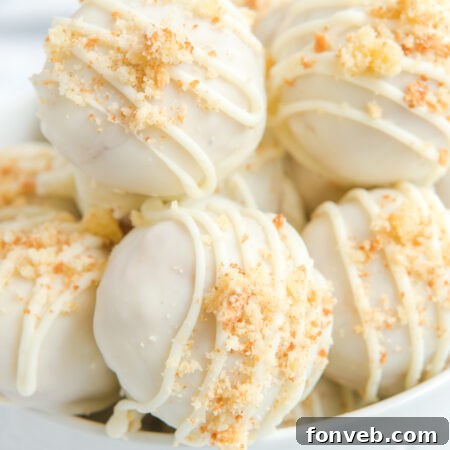 Snickerdoodle Truffles ready to serve