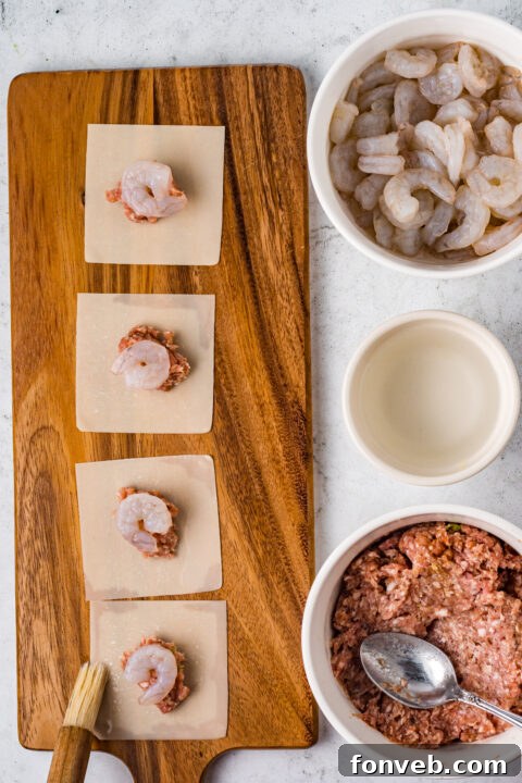 Comforting Wonton Soup 8 Wontons on a plate