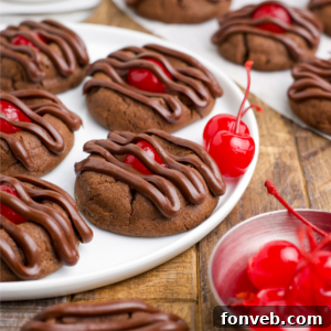 Chocolate Cherry Cookies