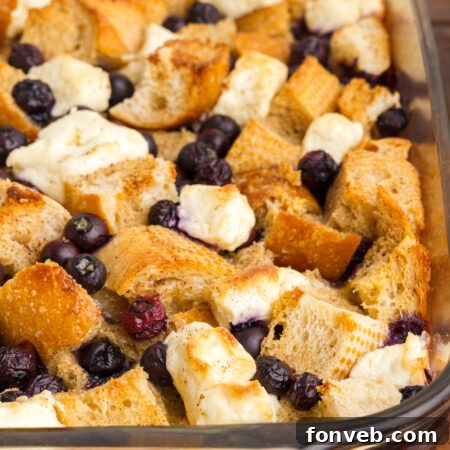 Blueberry French Toast Casserole