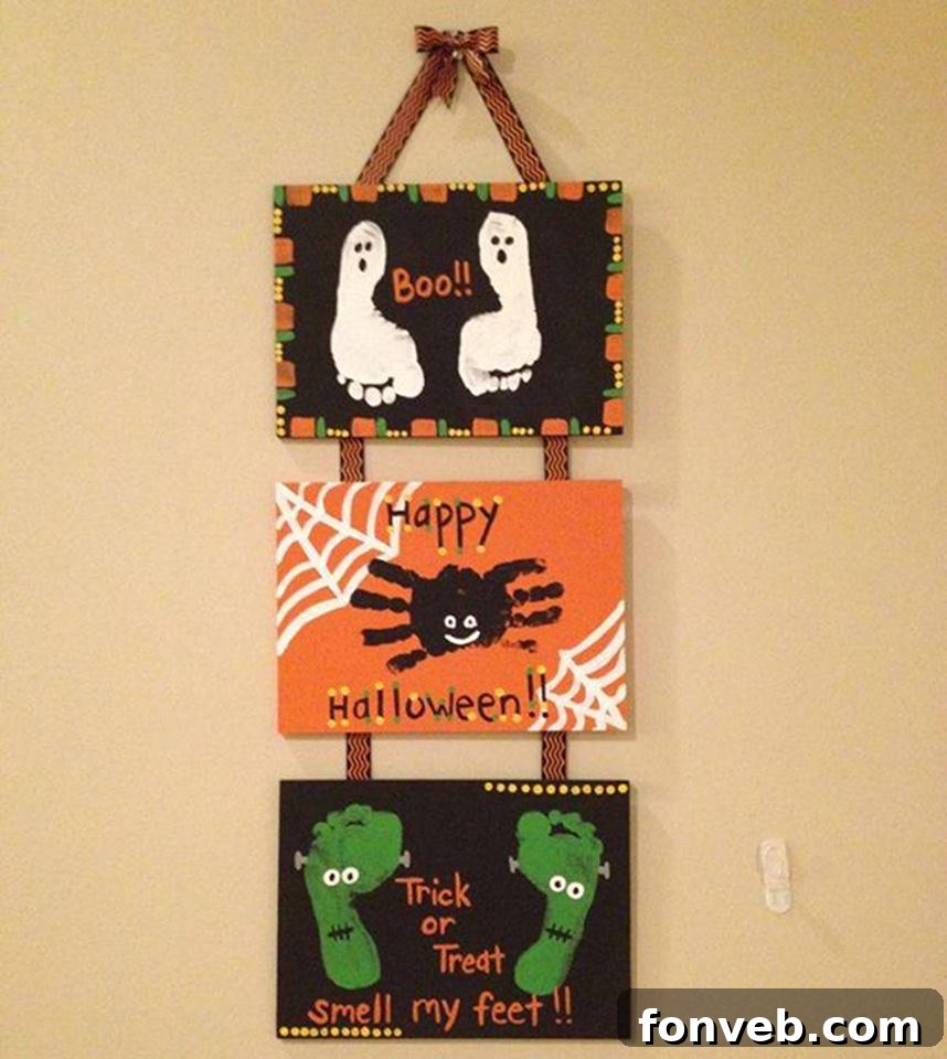Spooktacular Fall and Halloween Inspirations to Love 31 DIY 'Keep Out' Halloween sign made from a wooden pallet