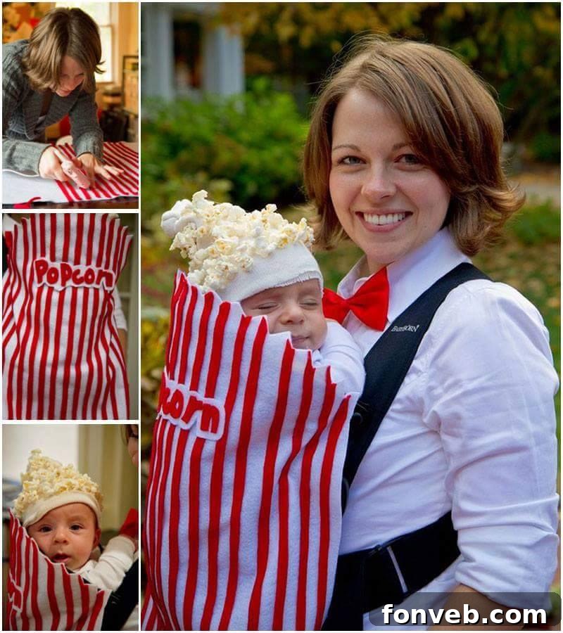 Spooktacular Fall and Halloween Inspirations to Love 16 Bags of popcorn wrapped in colored tissue paper to resemble corn on the cob