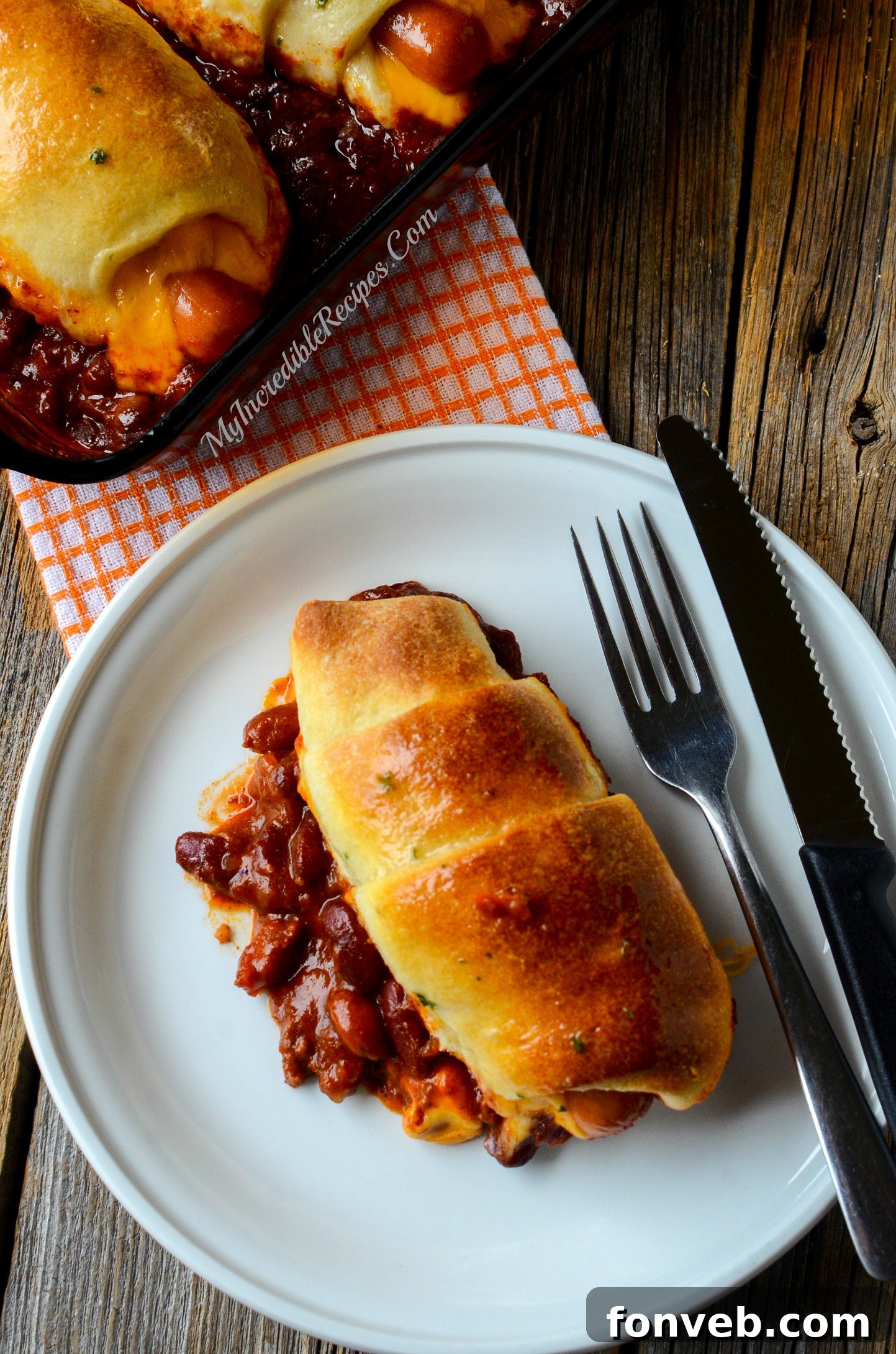 Ultimate Chili Cheese Dog Bake 11 chilidogs5