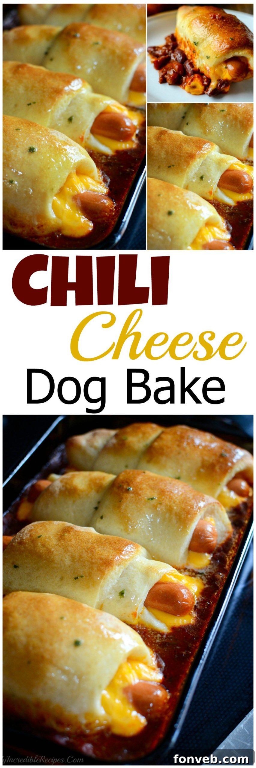 Ultimate Chili Cheese Dog Bake 18 pinterestchilicheesedog
