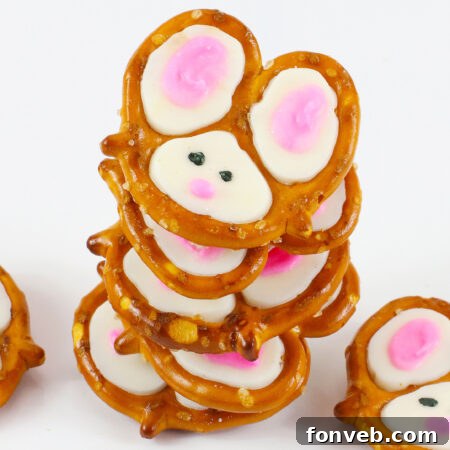 Stacked Bunny Pretzels