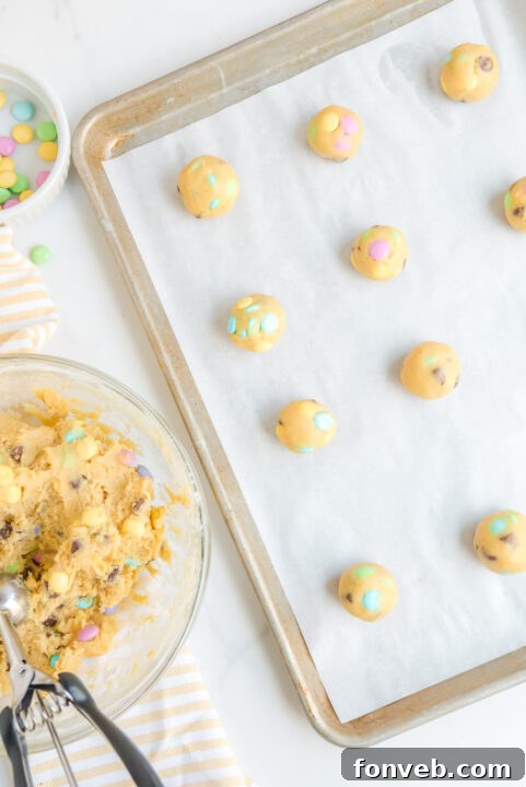 A festive display of Easter Pudding Cookies, perfect for holiday serving.