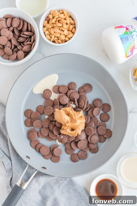 Close-up of milk chocolate melting wafers, illustrating their smooth texture.