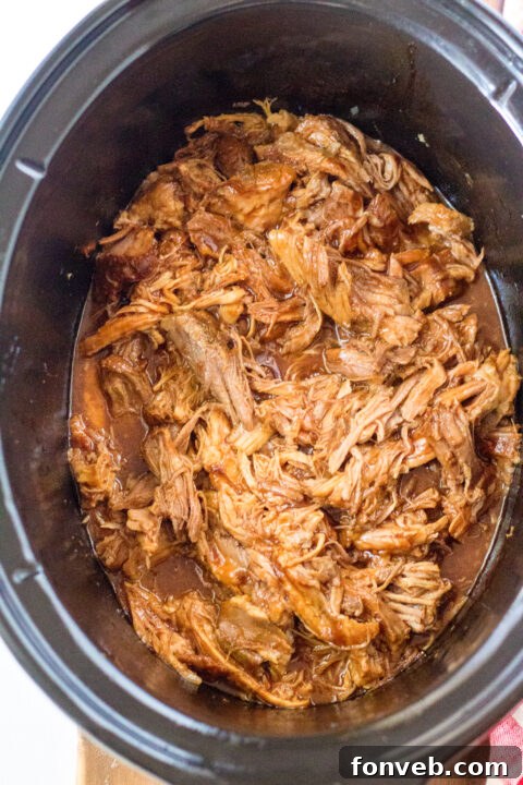 Sticky Sweet Slow Cooker Coke Pulled Pork 8 img 26425 7