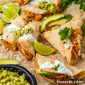 Crispy Tinga Tacos