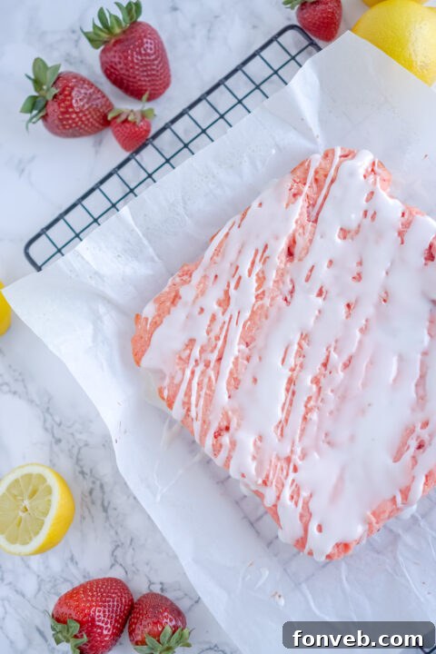 Step-by-step image of glazed brownies cooling.