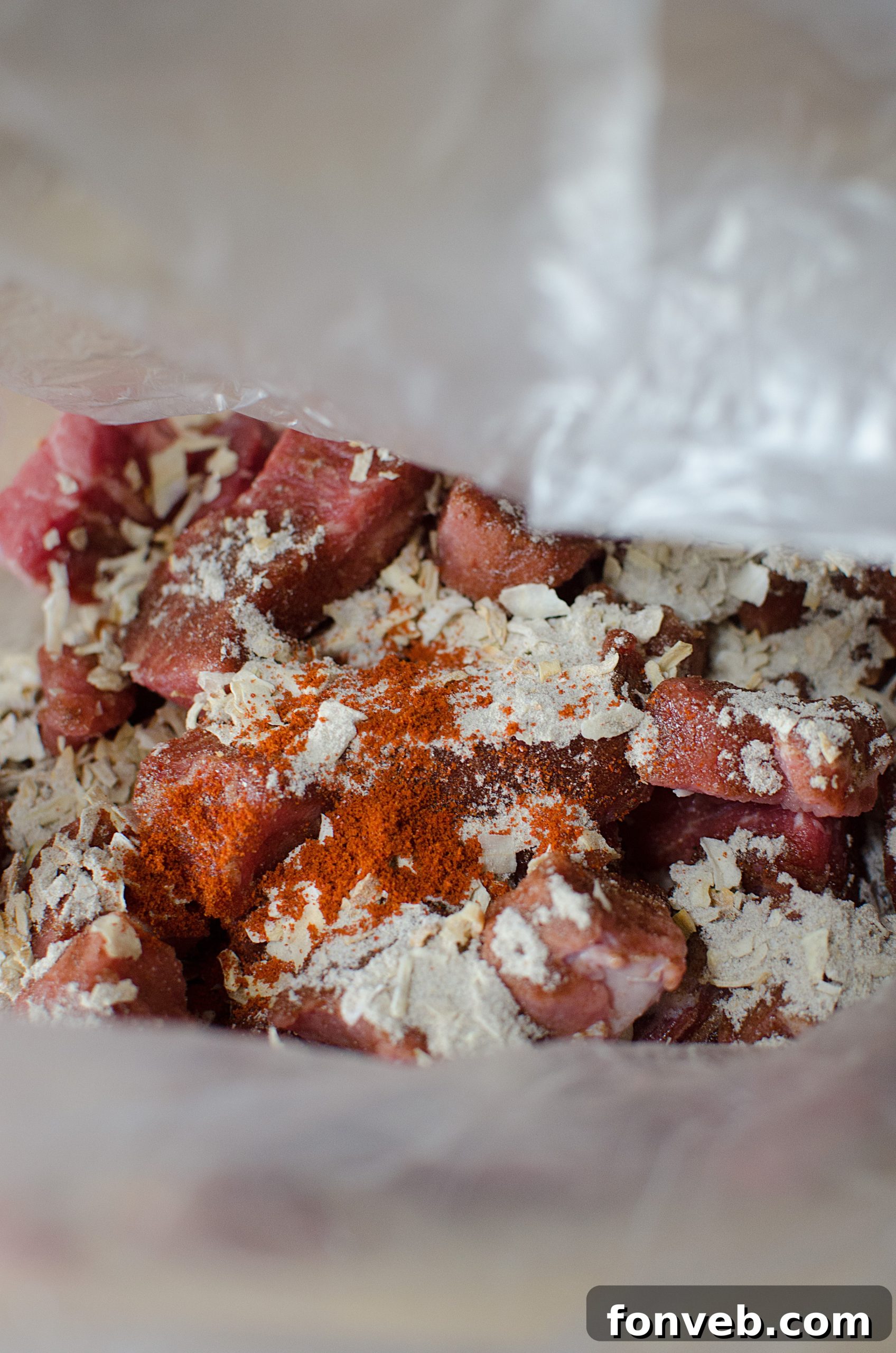 Slow Cooker Beef Stew Paired with Homemade Garlic Bread