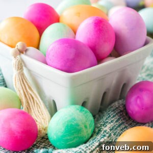 Slow Cooker Dyed Easter Eggs