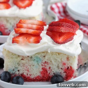 American Flag Cake