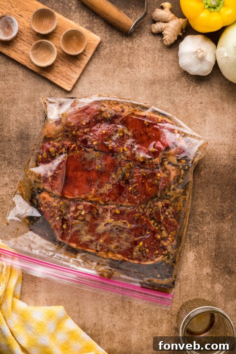 Minced ginger and garlic.