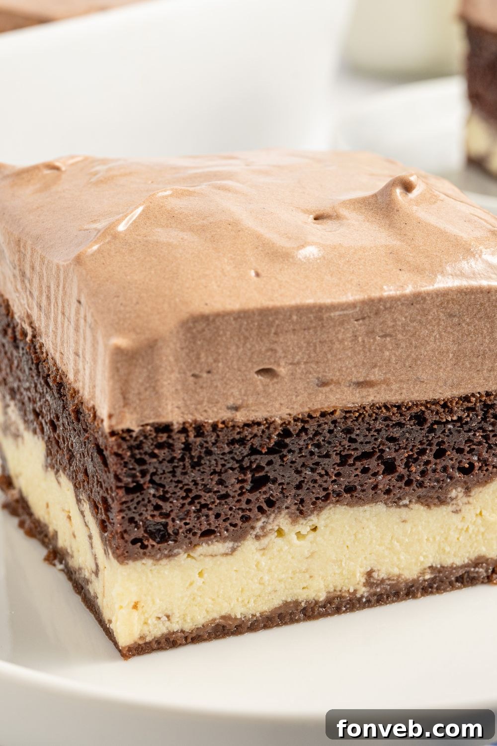 A slice of Italian Love Cake beautifully presented on a plate, ready to be enjoyed.