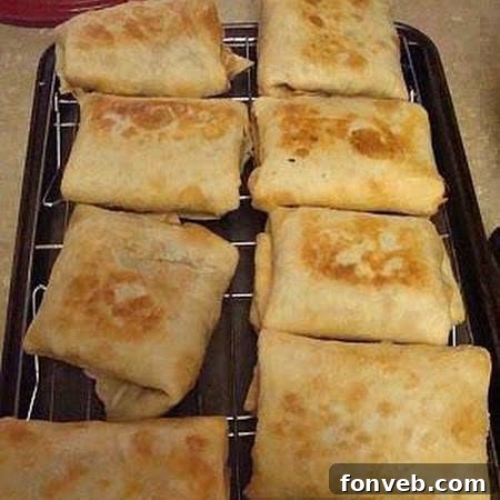 Crispy Baked Chicken Chimichangas