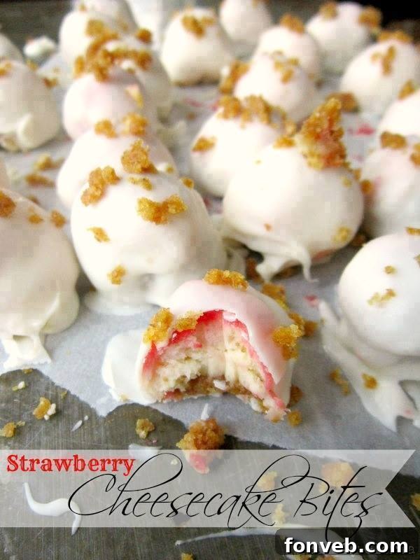 Epic Recipes You Can't Resist 40 Delightful White Chocolate Strawberry Cheesecake Bites