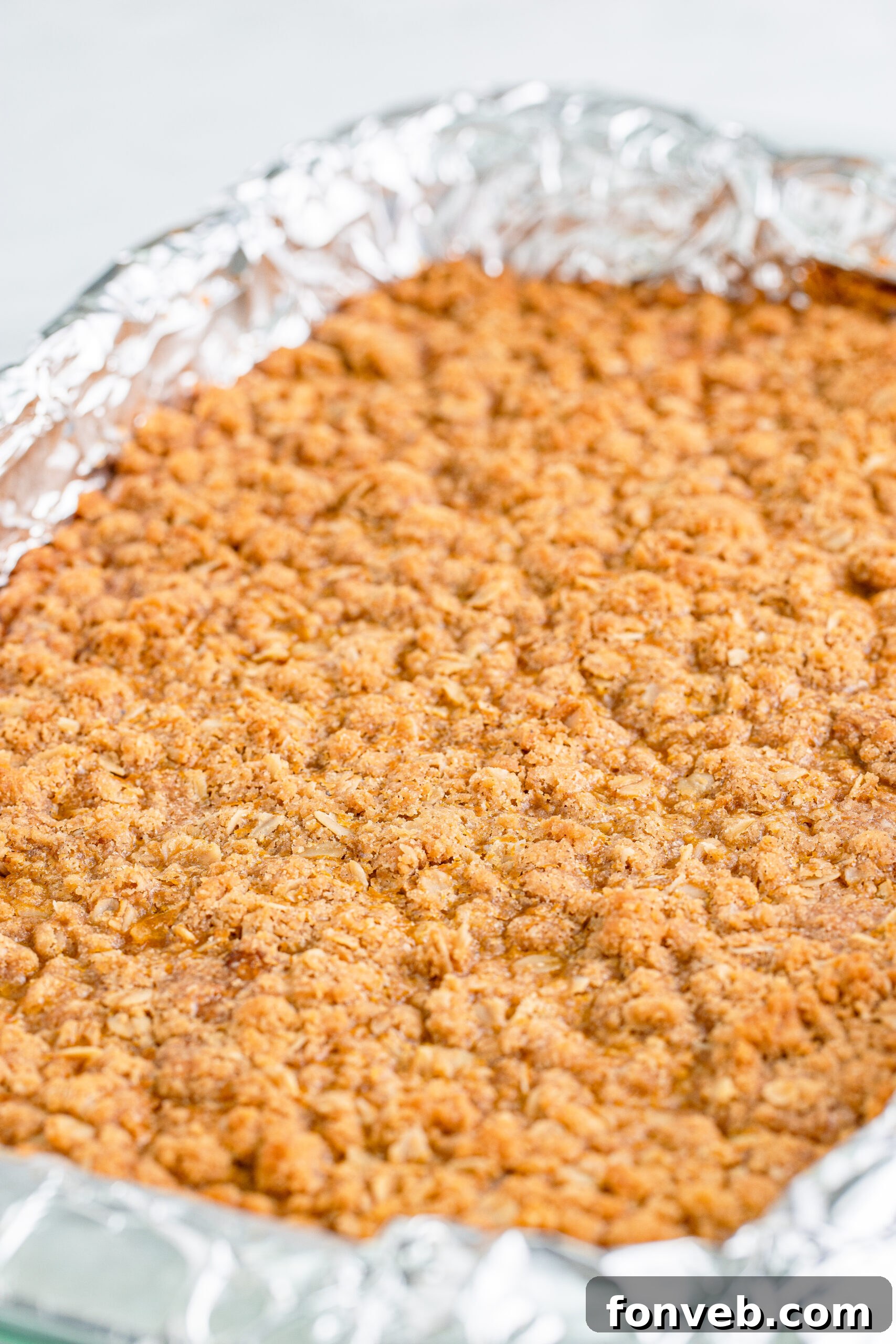 cooked pumpkin streusel bars