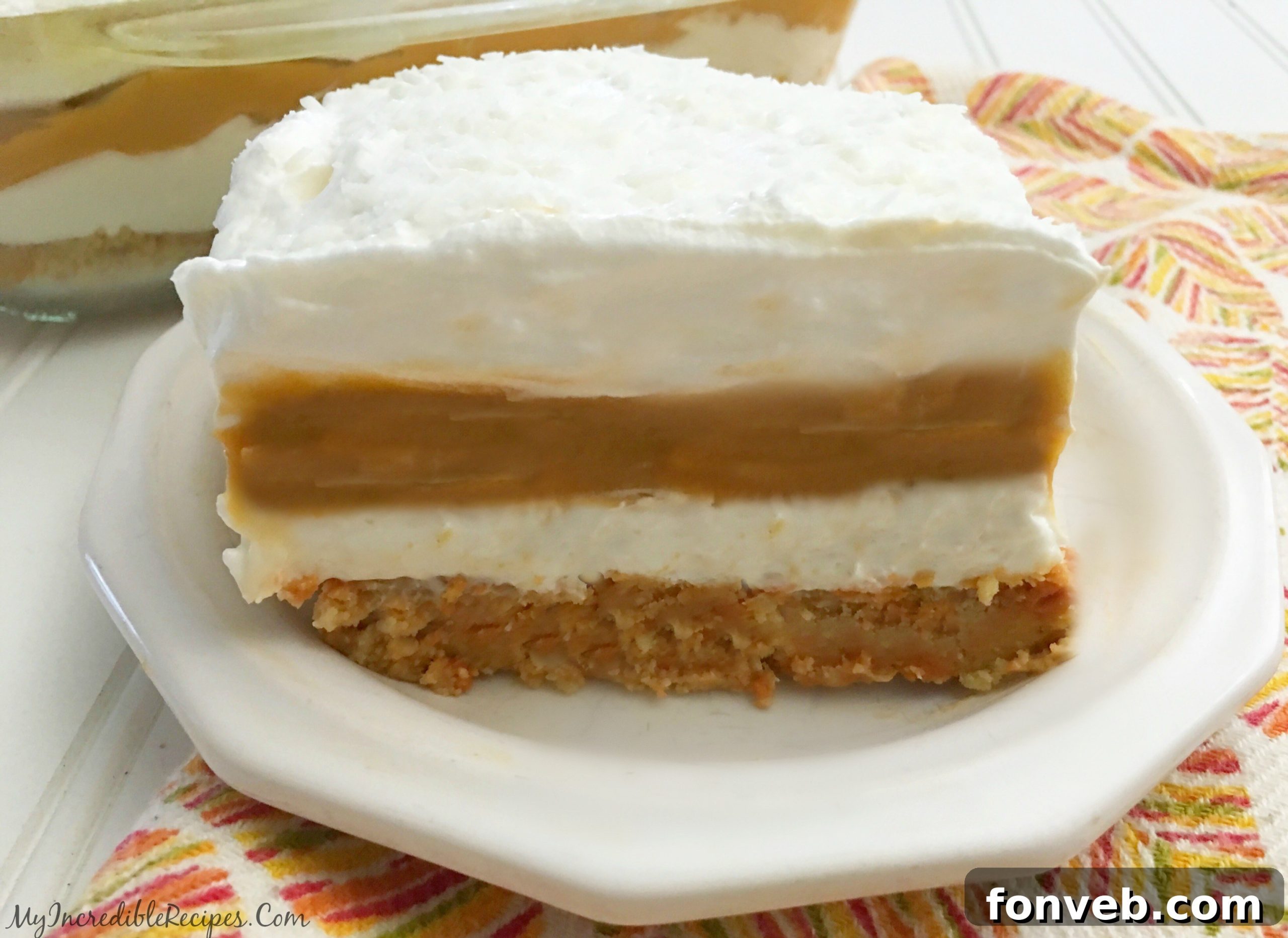 Spiced Pumpkin Cheesecake Lasagna 13 Full tray of Pumpkin Cheesecake Lasagna, a delicious no-bake dessert