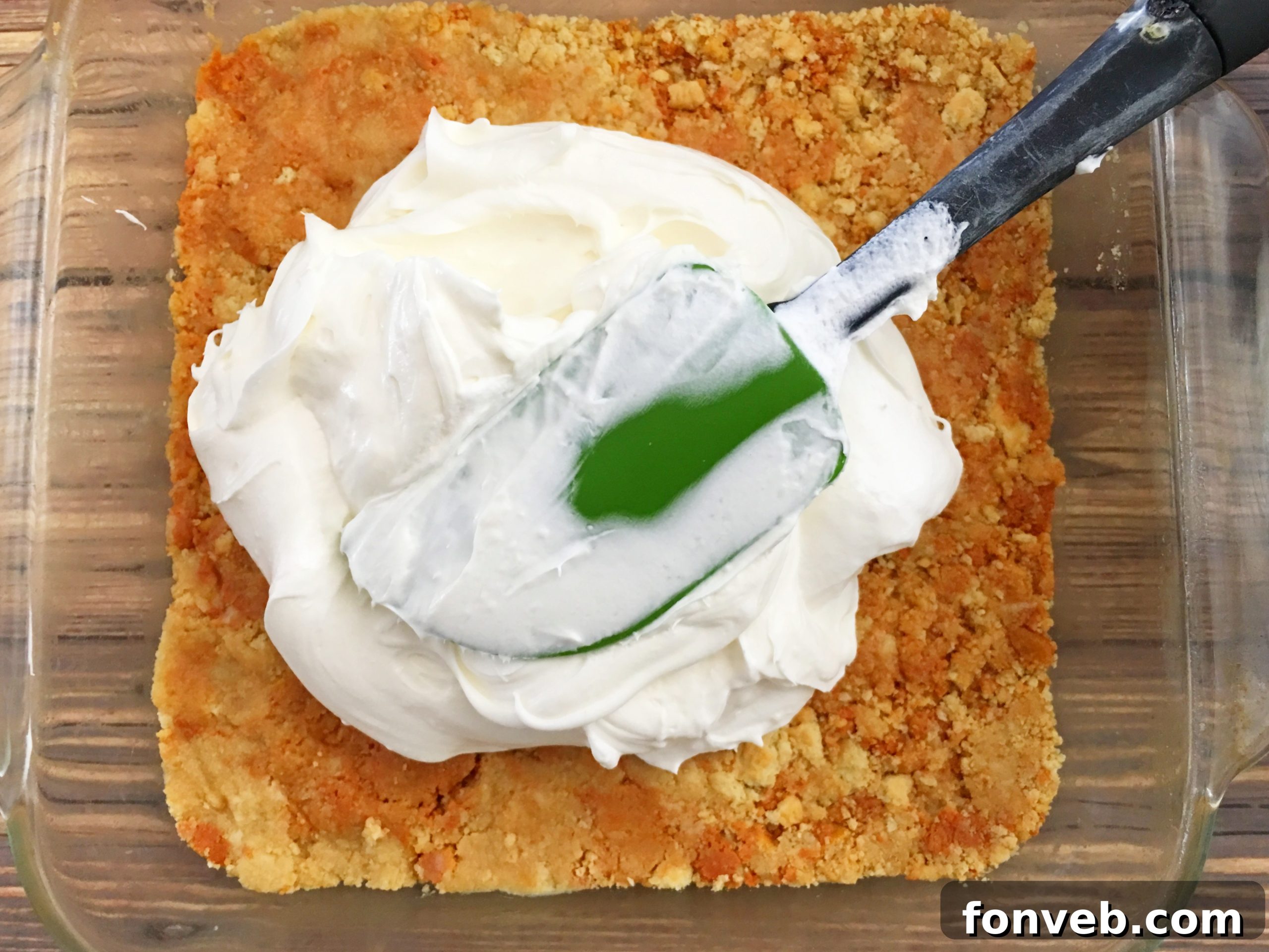 Spiced Pumpkin Cheesecake Lasagna 8 Pumpkin Cheesecake Lasagna topped with shaved white chocolate