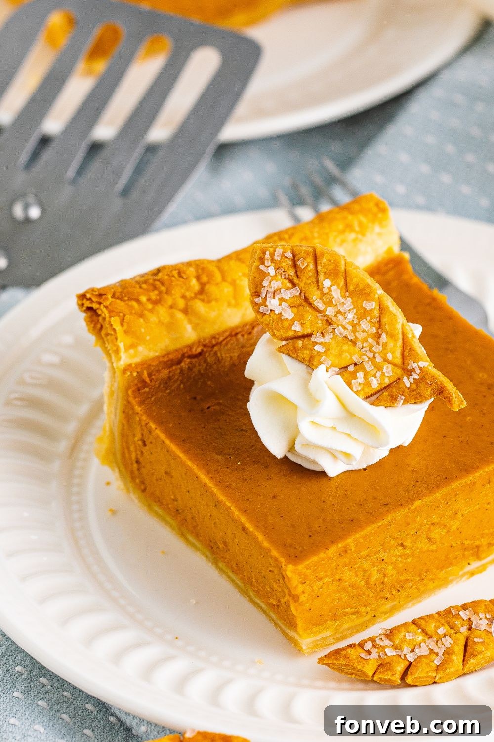 libby's pumpkin pie on plate